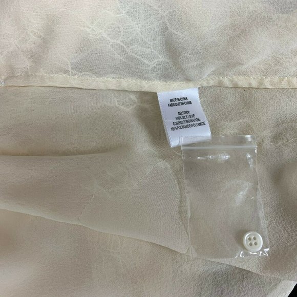 Haute Hippie Silk Lace Chiffon Wrap‎ Blouse Top - Picture 7 of 8